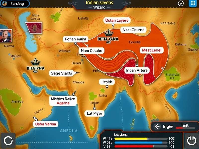 Indian Sevens Wizard regional versions map